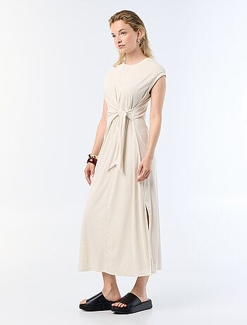 Robe longue à nouer
