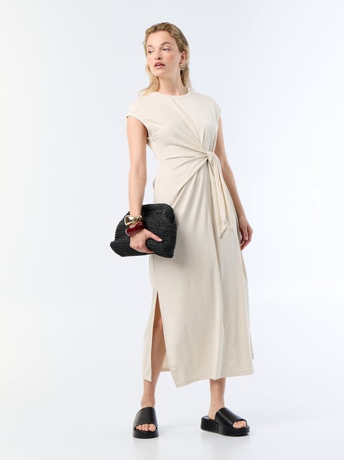 Robe longue à nouer - Kiabi
