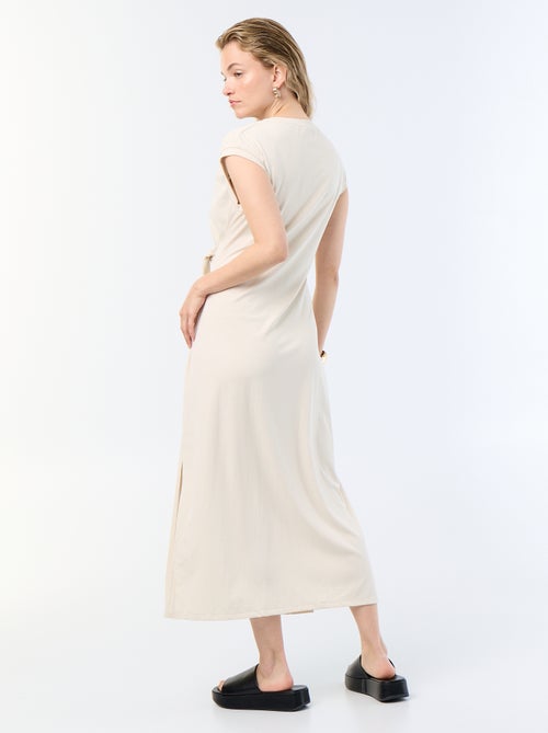 Robe longue à nouer - Kiabi
