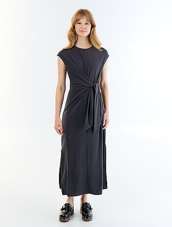 Robe longue à nouer