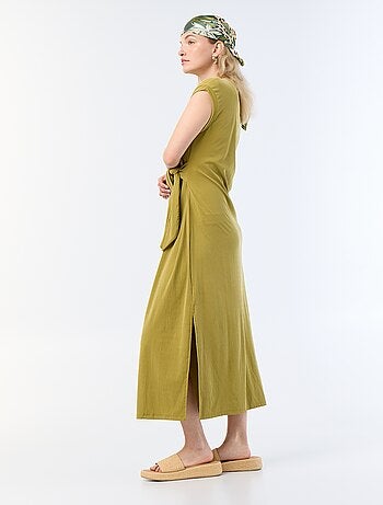 Robe longue à nouer