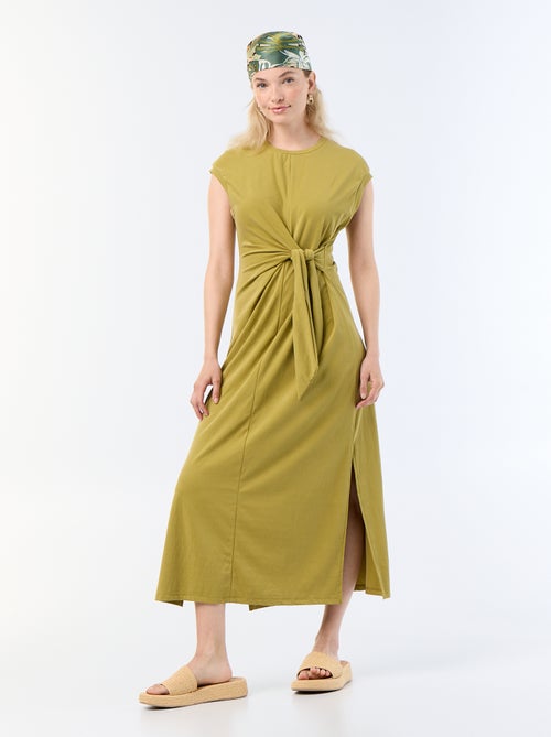 Robe longue à nouer - Kiabi Robe longue à nouer - Kiabi