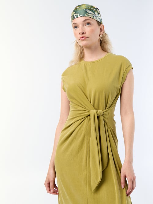 Robe longue à nouer - Kiabi Robe longue à nouer - Kiabi