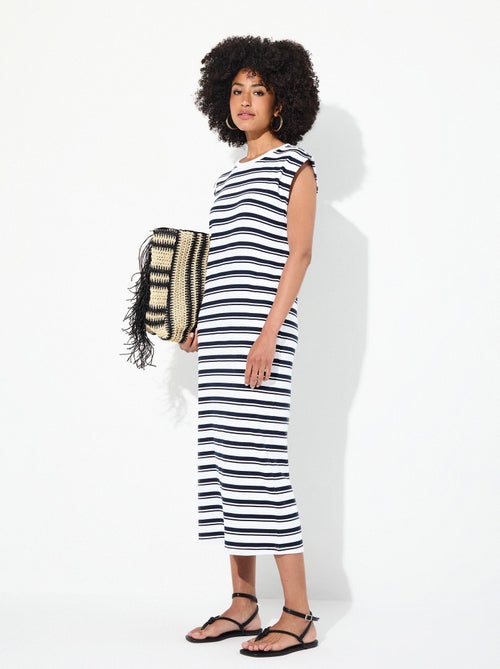 Robe longue à rayures MO Fashion - Kiabi