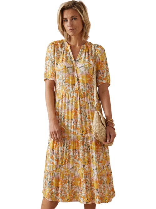 Robe longue à volants femme - DAXON - Kiabi Robe longue à volants femme - DAXON - Kiabi