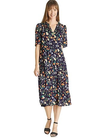 Robe longue à volants femme - DAXON