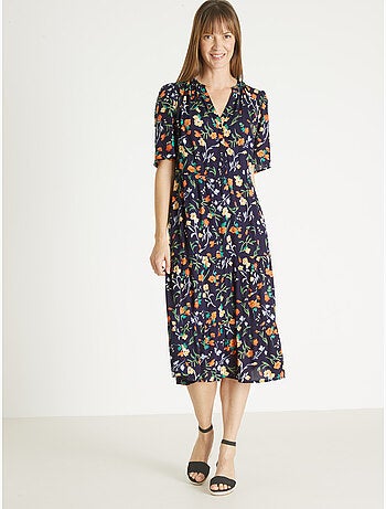 Robe longue à volants femme - DAXON