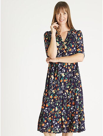 Robe longue à volants femme - DAXON