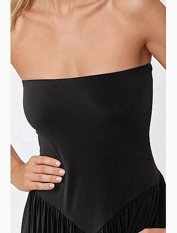 Robe longue ajustée sans bretelles hiccup
