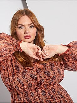 Robe longue avec brillance - Kiabi