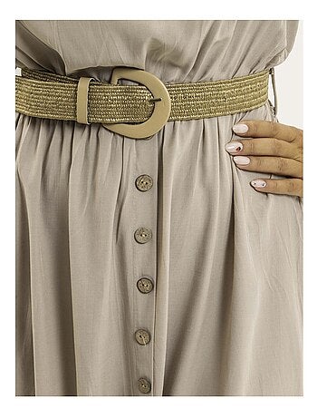 Robe longue avec ceinture ILANEL