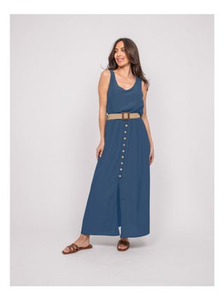 Robe longue avec ceinture ILANEL
