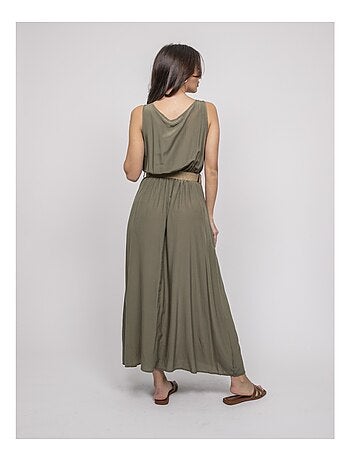 Robe longue avec ceinture ilanel