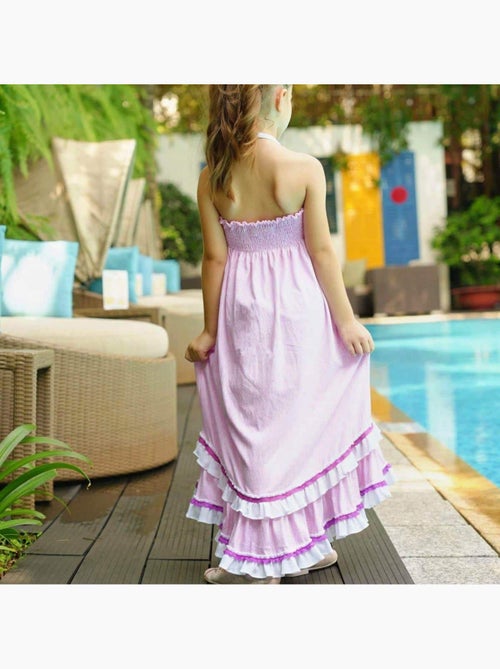 Robe Longue   avec Dentelle   2-en-1  IBIZA - La Faute à Voltaire - Kiabi
