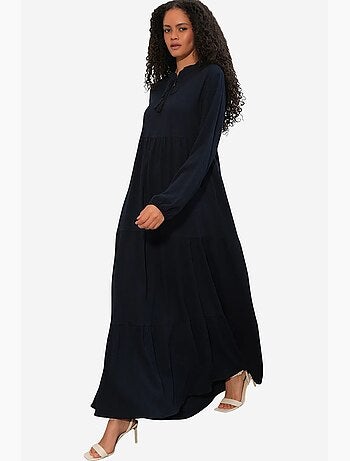 Robe longue avec détail nœud bdart