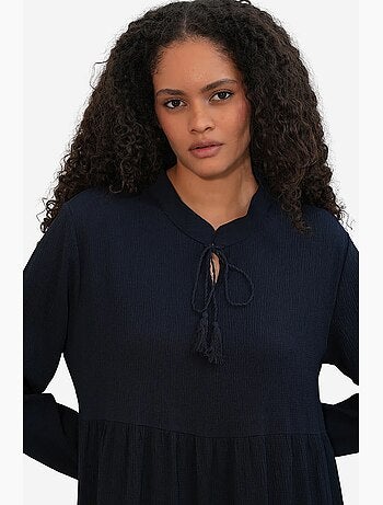 Robe longue avec détail nœud bdart