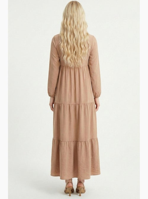 Robe longue avec détail nœud bdart - Kiabi