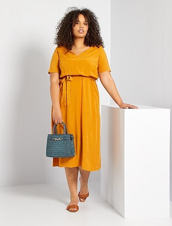 Robe longue avec fentes