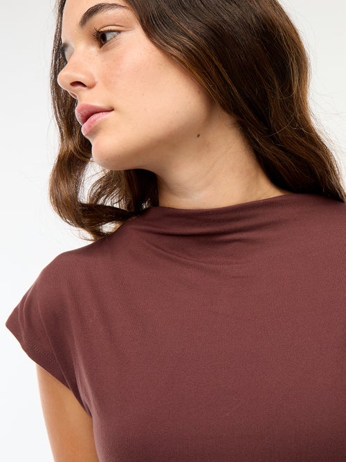 Robe longue avec fronces - Kiabi