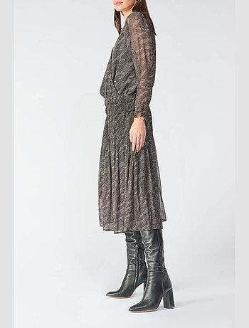 Robe longue BERENI droite 'Le Temps Des Cerises'