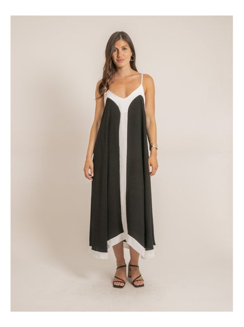 Robe longue bicolore IMONA - Kiabi