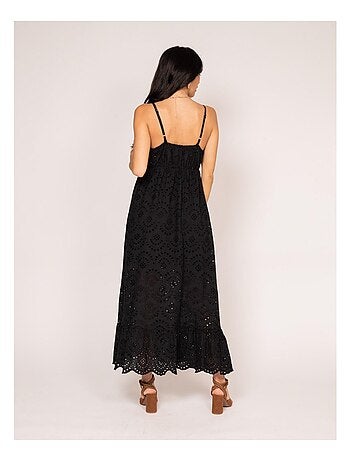 Robe longue broderie anglaise ISERE