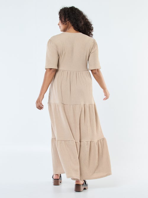 Robe longue cache cœur - Kiabi