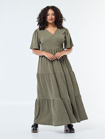 Robe longue cache cœur