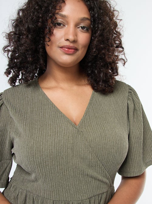 Robe longue cache cœur - Kiabi