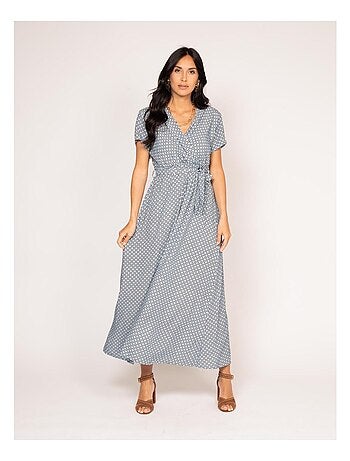 Robe longue cache coeur motifs icare