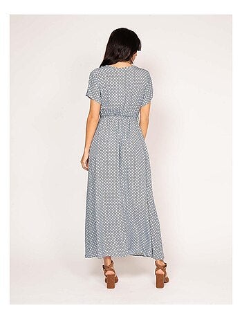 Robe longue cache coeur motifs icare