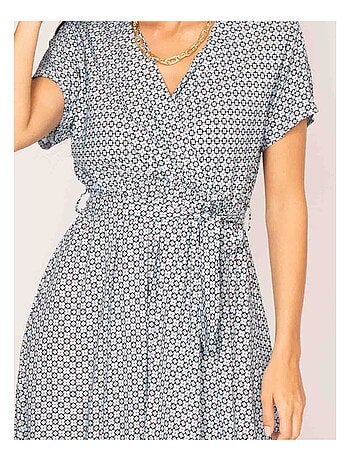 Robe longue cache coeur motifs icare