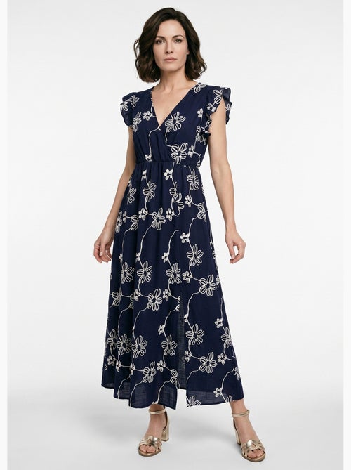 Robe longue cache c¿ur motif fleurs - AFIBEL - Kiabi Robe longue cache c¿ur motif fleurs - AFIBEL - Kiabi