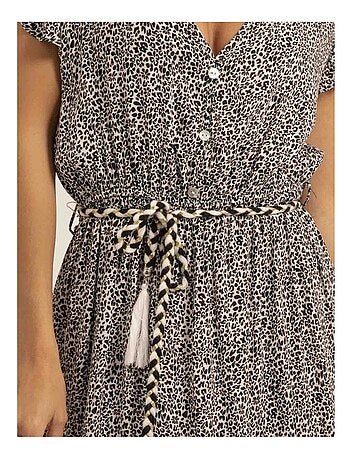 Robe longue col V ILMAX