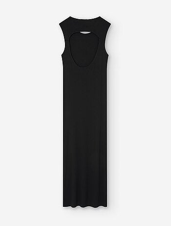 Robe Longue Côtelée