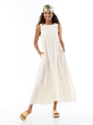 Robe longue coupe ample