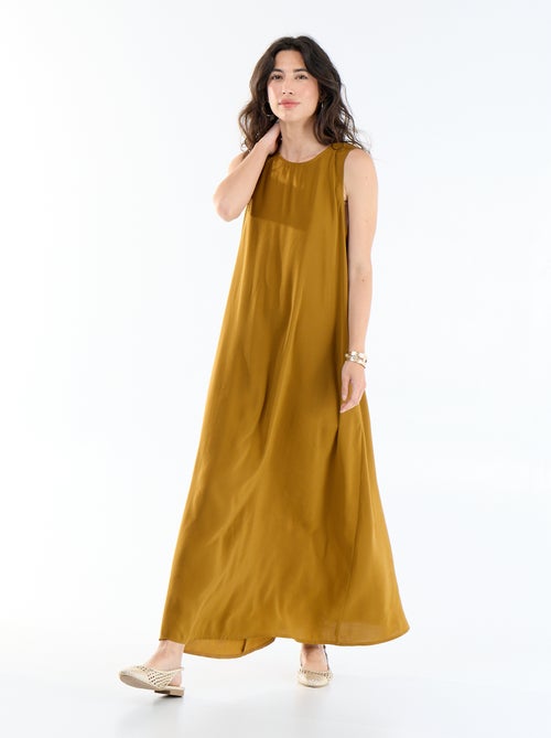 Robe longue coupe ample - Kiabi