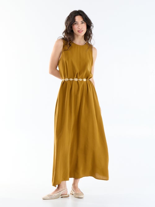 Robe longue coupe ample - Kiabi
