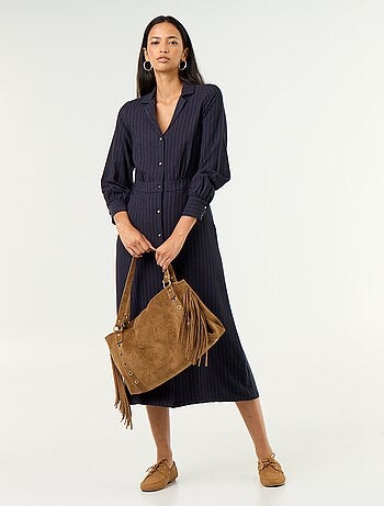 Robe longue coupe chemise