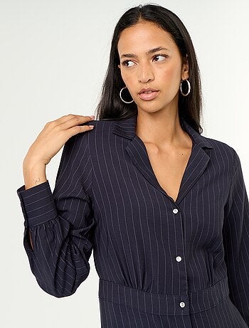 Robe longue coupe chemise