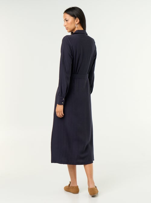 Robe longue coupe chemise - Kiabi Robe longue coupe chemise - Kiabi