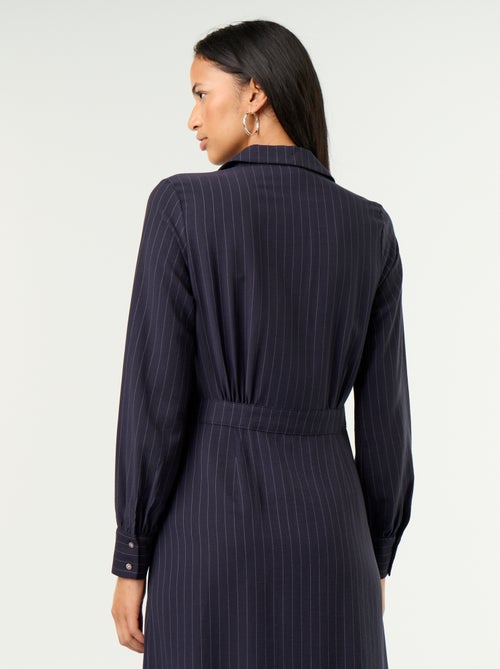 Robe longue coupe chemise - Kiabi Robe longue coupe chemise - Kiabi