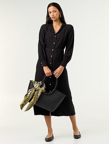 Robe longue coupe chemise