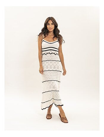 Robe longue crochet IBESTA