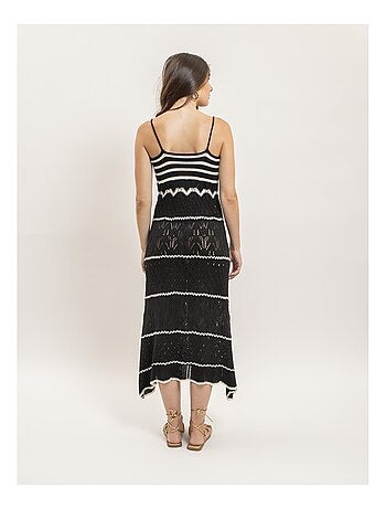 Robe longue crochet IBESTA