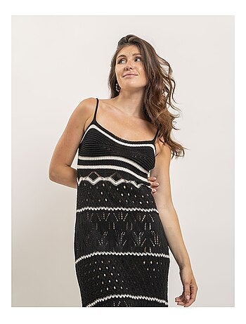 Robe longue crochet IBESTA