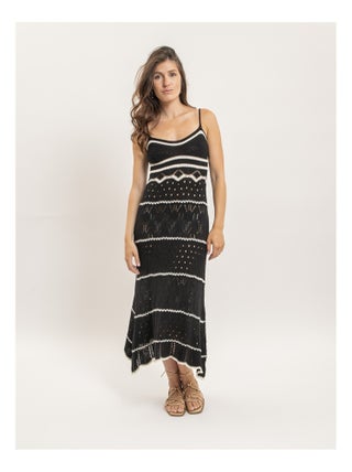 Robe longue crochet IBESTA