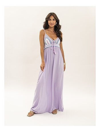 Robe longue crochet IVELLE