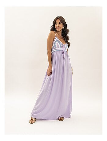 Robe longue crochet IVELLE