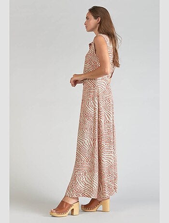 Robe longue CUOCO droite 'Le Temps Des Cerises'